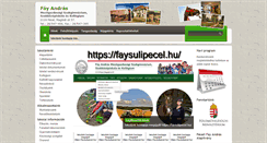 Desktop Screenshot of fayszakkozep.hu